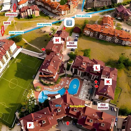 Belvedere Club 2bedroom Near The Pool Апартаменти *